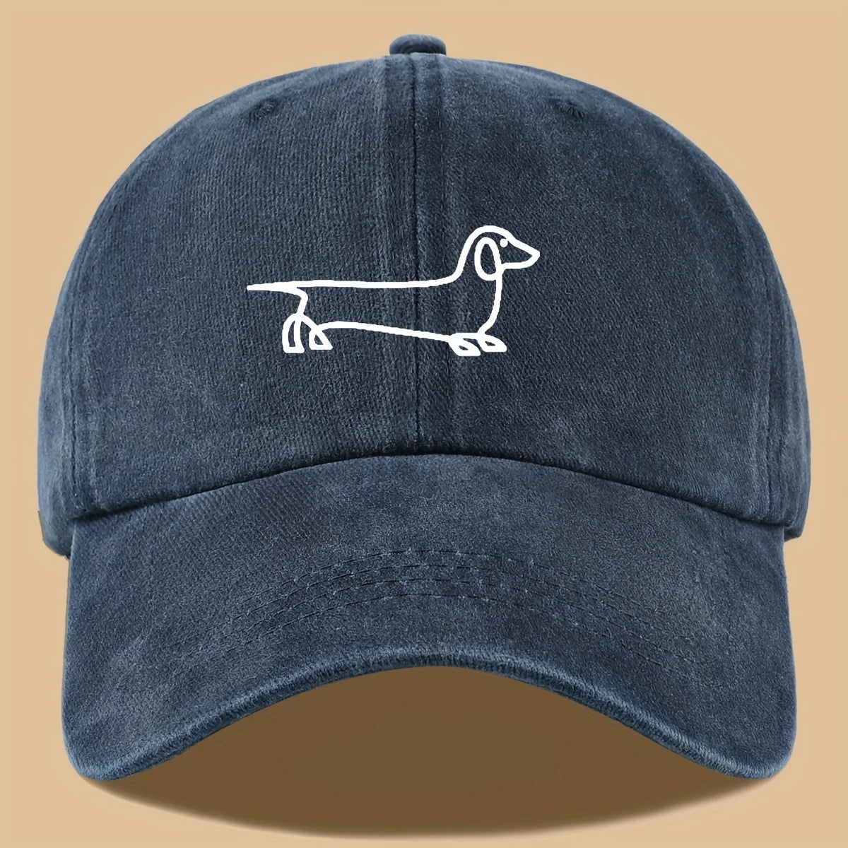 Dachshund Embroidered Baseball Cap – Adjustable Unisex Dog Lover Hat