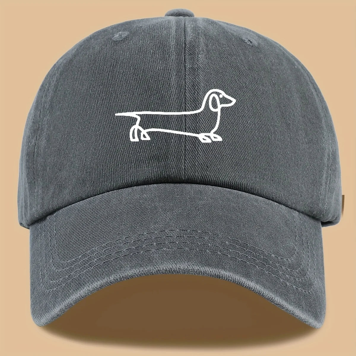 Dachshund Embroidered Baseball Cap – Adjustable Unisex Dog Lover Hat