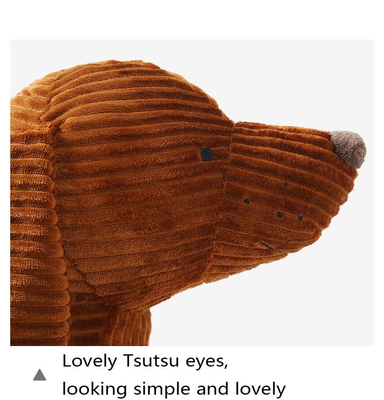 Dachshund Plush Hug Pillow – Soft Long Dog Stuffed Throw Cushion for Sofa