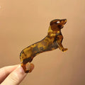 Long Dog Hair Clip – Dachshund Acetate Clip