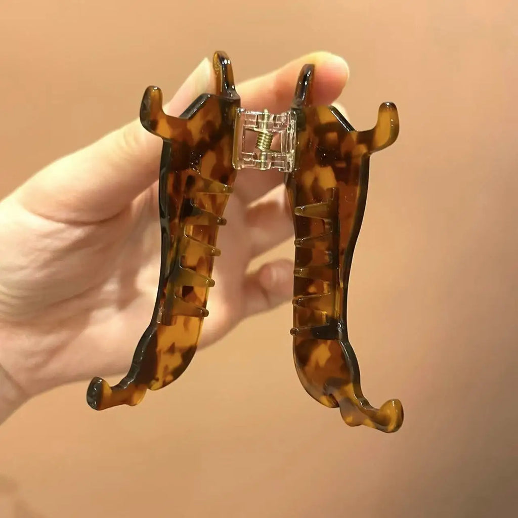 Long Dog Hair Clip – Dachshund Acetate Clip