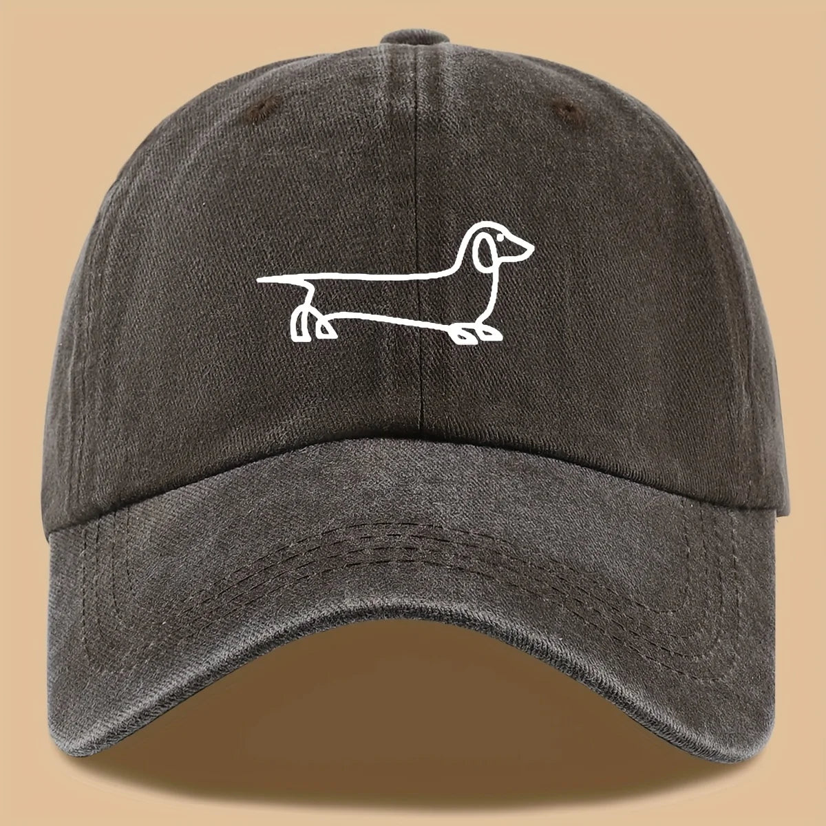 Dachshund Embroidered Baseball Cap – Adjustable Unisex Dog Lover Hat